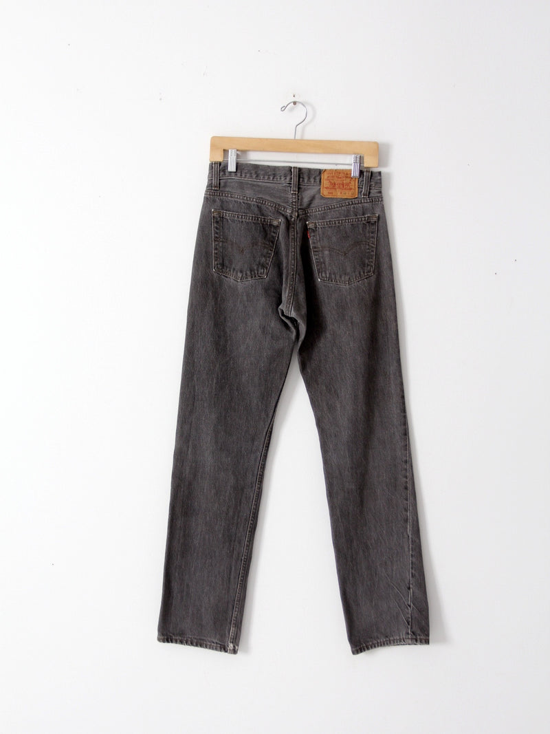 vintage Levi's 501 black denim, 30 x 32