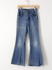 vintage 70s Levi's flare leg denim jeans, 26 x 30