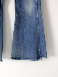 vintage 70s Levi's flare leg denim jeans, 26 x 30