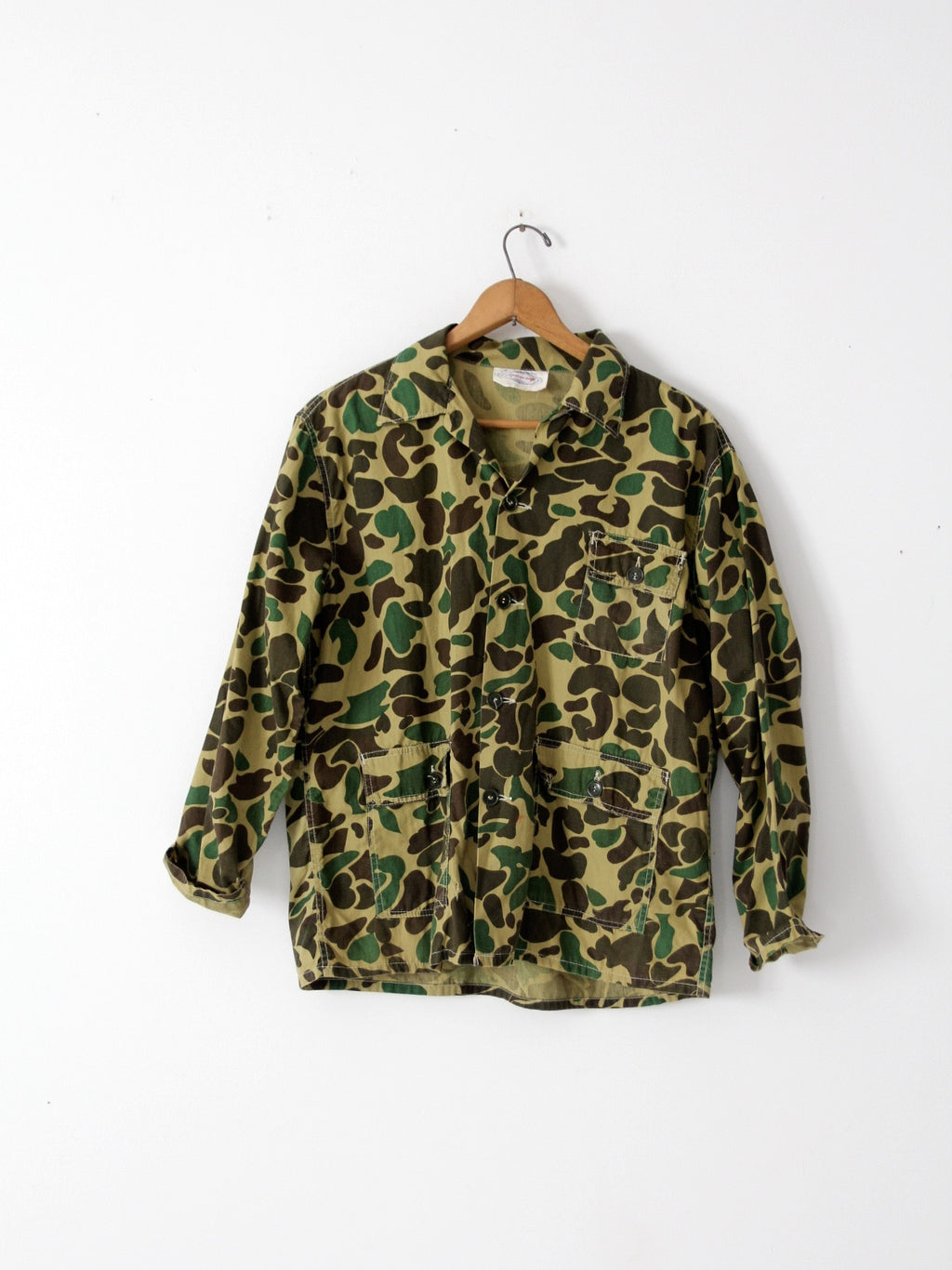 Vintage Camouflage suede jacket 🤍🐻