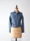 vintage 70s fitted denim jacket