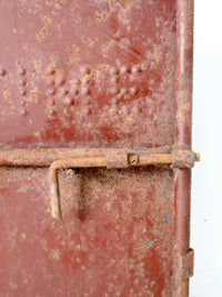 antique metal hay door
