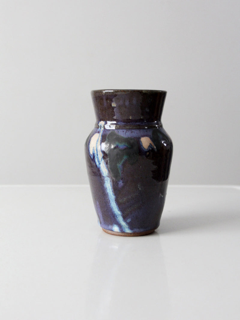 vintage studio pottery vase