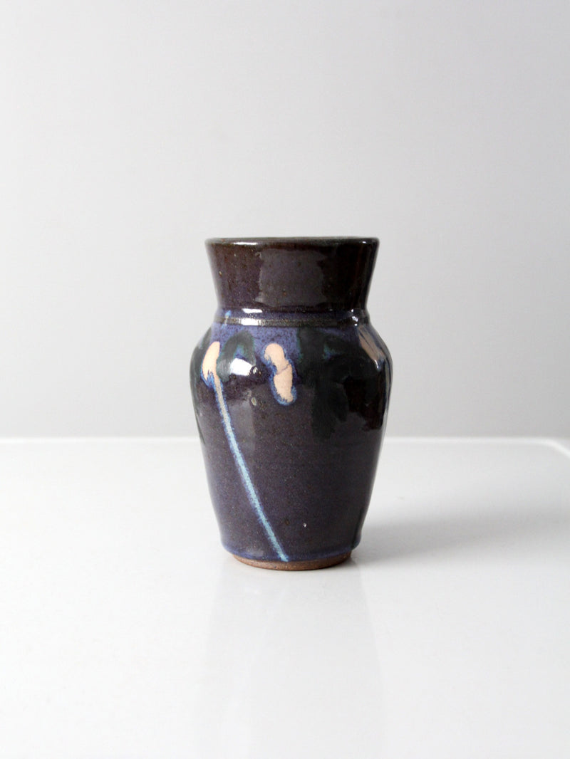 vintage studio pottery vase