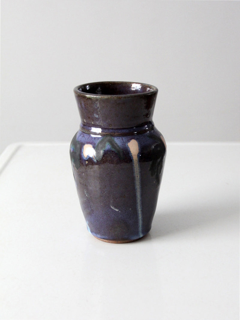 vintage studio pottery vase