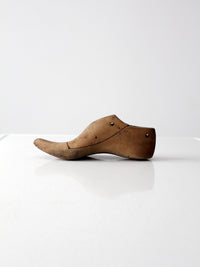 antique wooden shoe last
