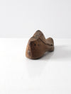 antique wooden shoe last
