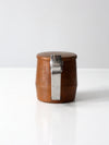 mid-century Sambonet copper creamer