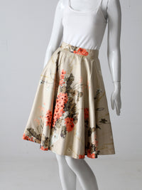 vintage 50s circle skirt