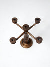 vintage wooden candelabra