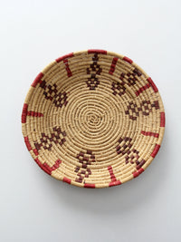 vintage hand-woven basket