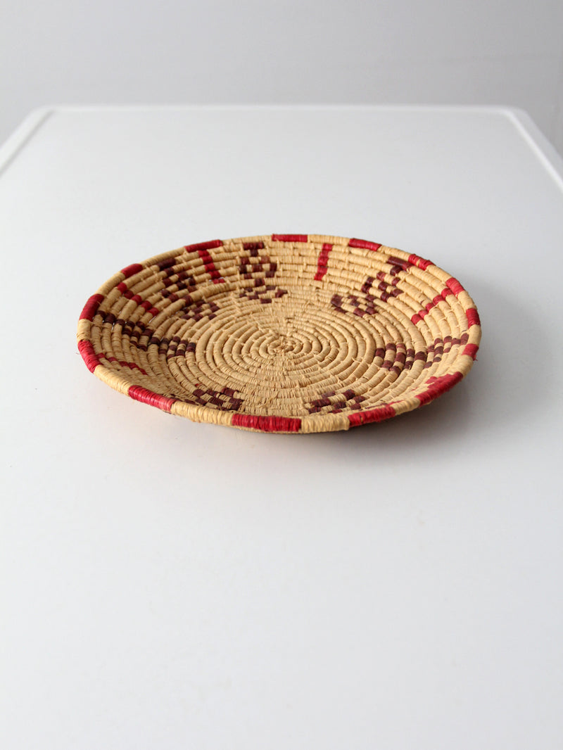 vintage hand-woven basket