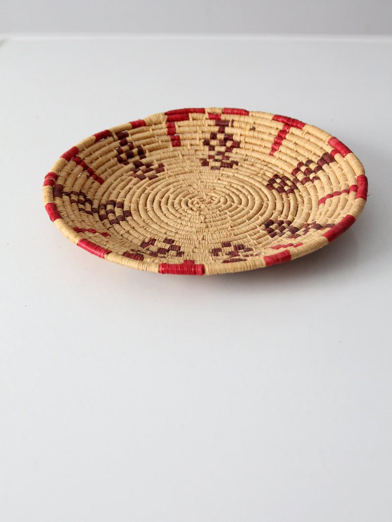 vintage hand-woven basket