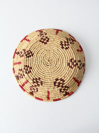 vintage hand-woven basket