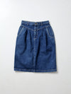 vintage 80s denim skirt