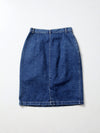 vintage 80s denim skirt