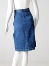 vintage 80s denim skirt