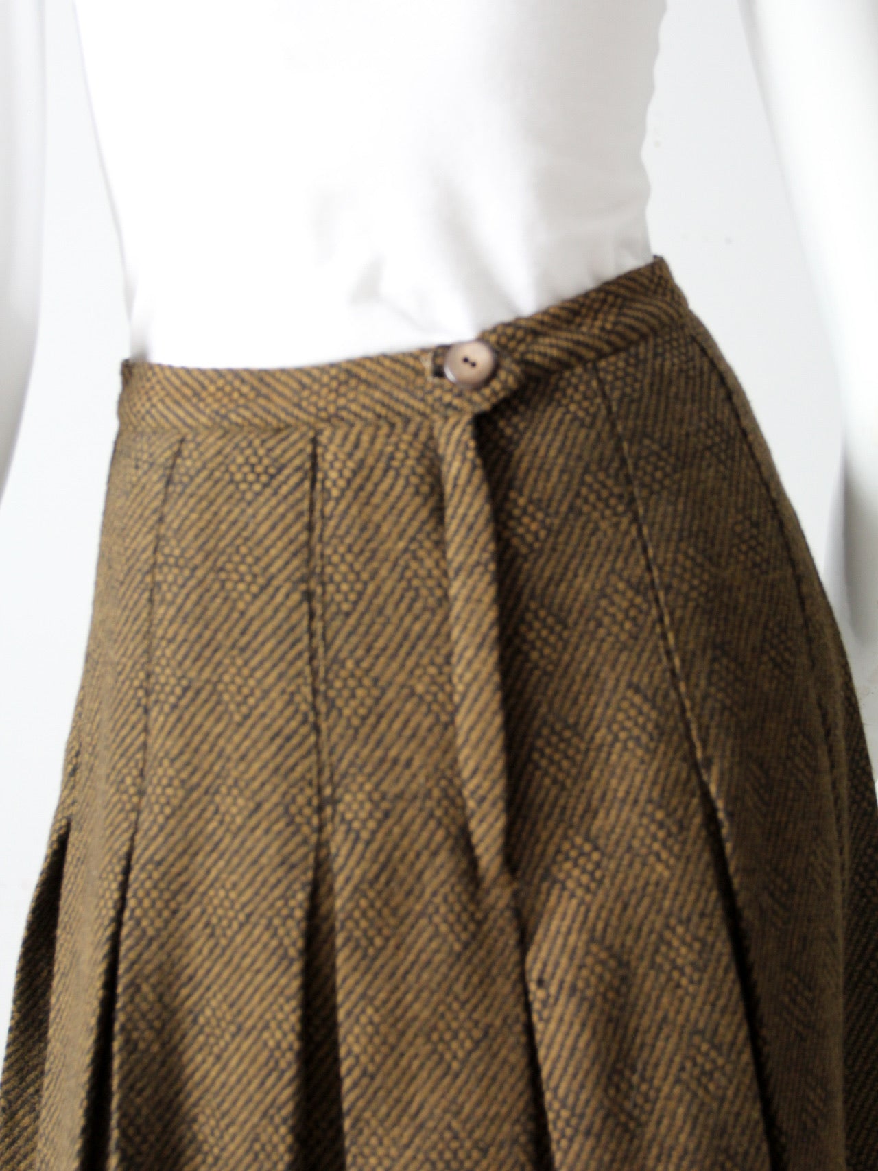 vintage 50s pleated skirt