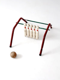 vintage Five Pins bowling game by Mansfield Zesiger Mfg. Co.