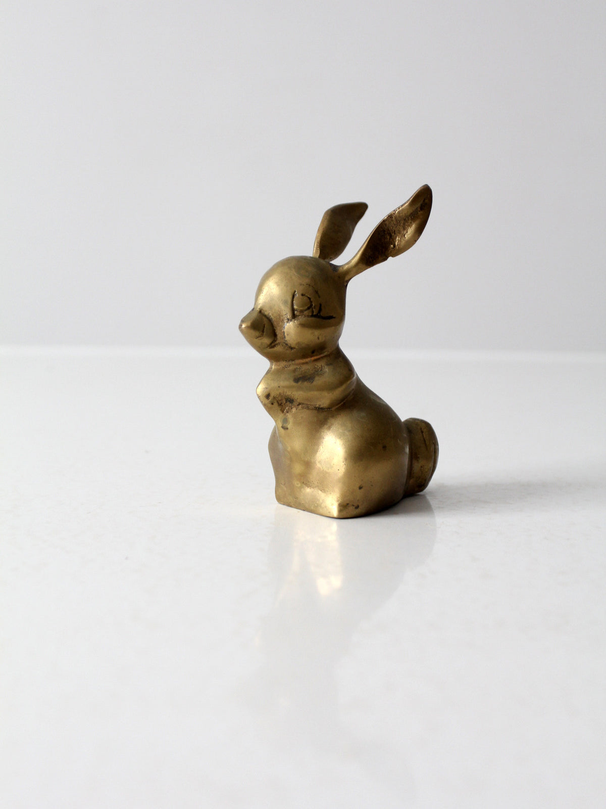 vintage brass bunny rabbit