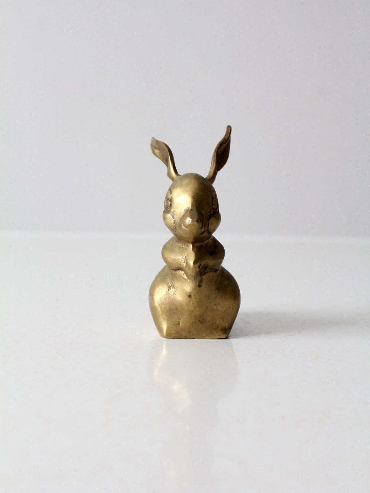vintage brass bunny rabbit
