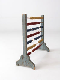 antique folk art abacus