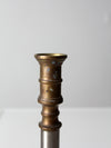 vintage candlestick holder pair