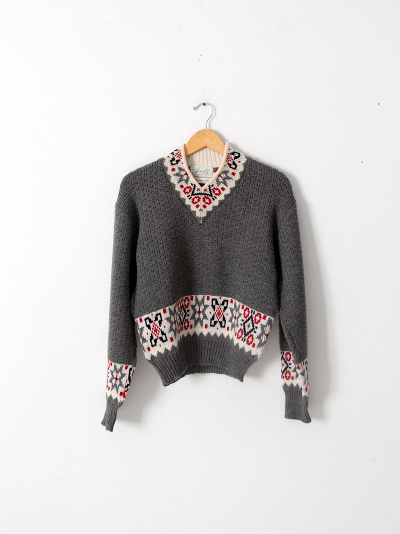 vintage Jersild ski sweater