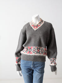 vintage Jersild ski sweater