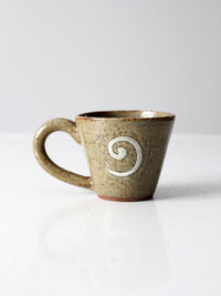 vintage studio pottery mug