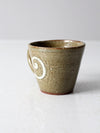 vintage studio pottery mug