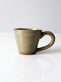 vintage studio pottery mug