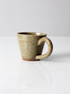 vintage studio pottery mug