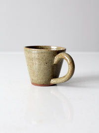 vintage studio pottery mug