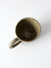 vintage studio pottery mug