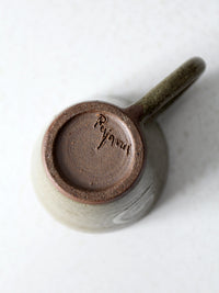 vintage studio pottery mug