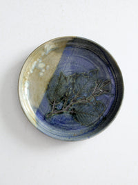 studio pottery plate