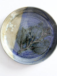 studio pottery plate