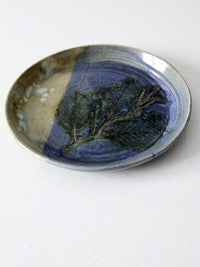 studio pottery plate