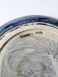 studio pottery plate