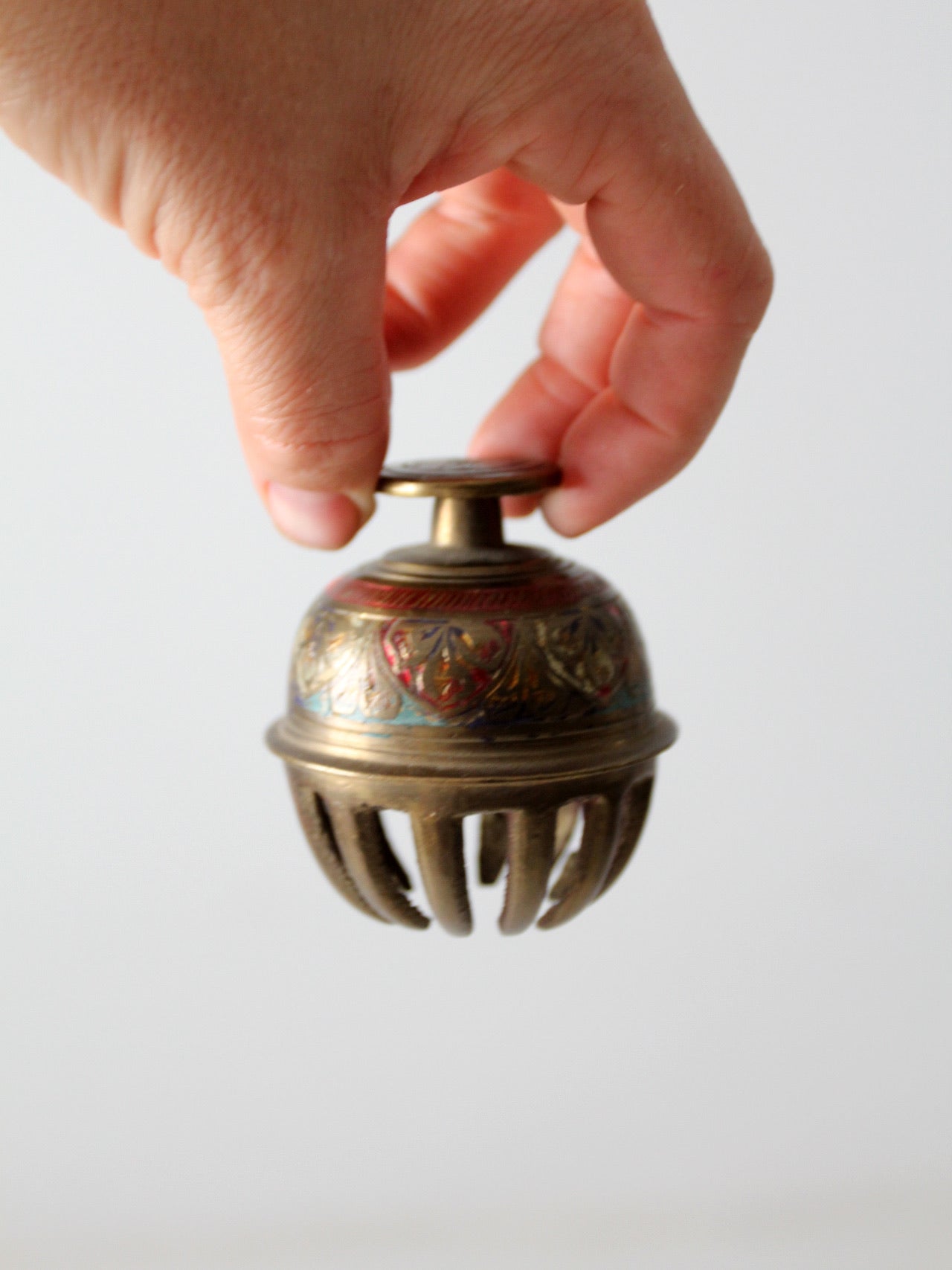 antique elephant claw bell