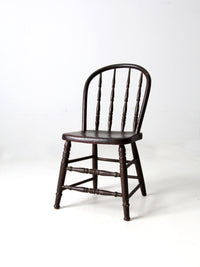 antique spindle back chair