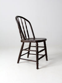 antique spindle back chair