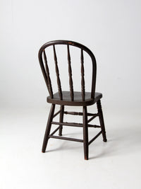 antique spindle back chair