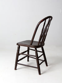 antique spindle back chair