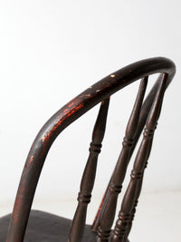 antique spindle back chair