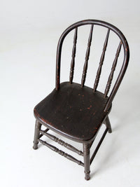 antique spindle back chair