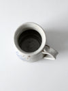 vintage studio pottery mug