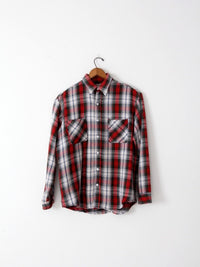 vintage 70s Big Mac plaid flannel work shirt