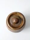 vintage studio pottery jar
